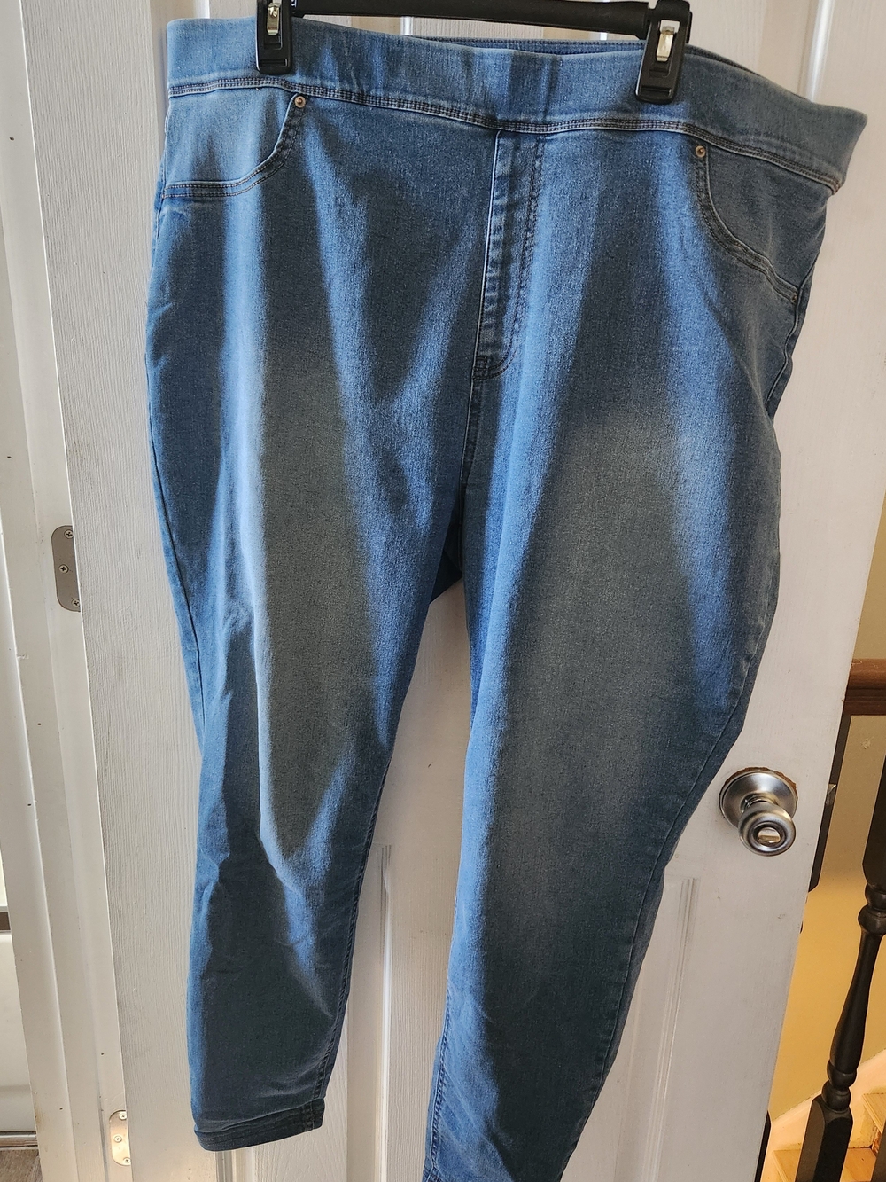 Terra & Sky Pull On Skinny Jeans